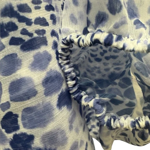 NWT Ramy Brook Women's Printed Margie Off The Shoulder Long Sleeve Top US Small - Picture 5 of 11